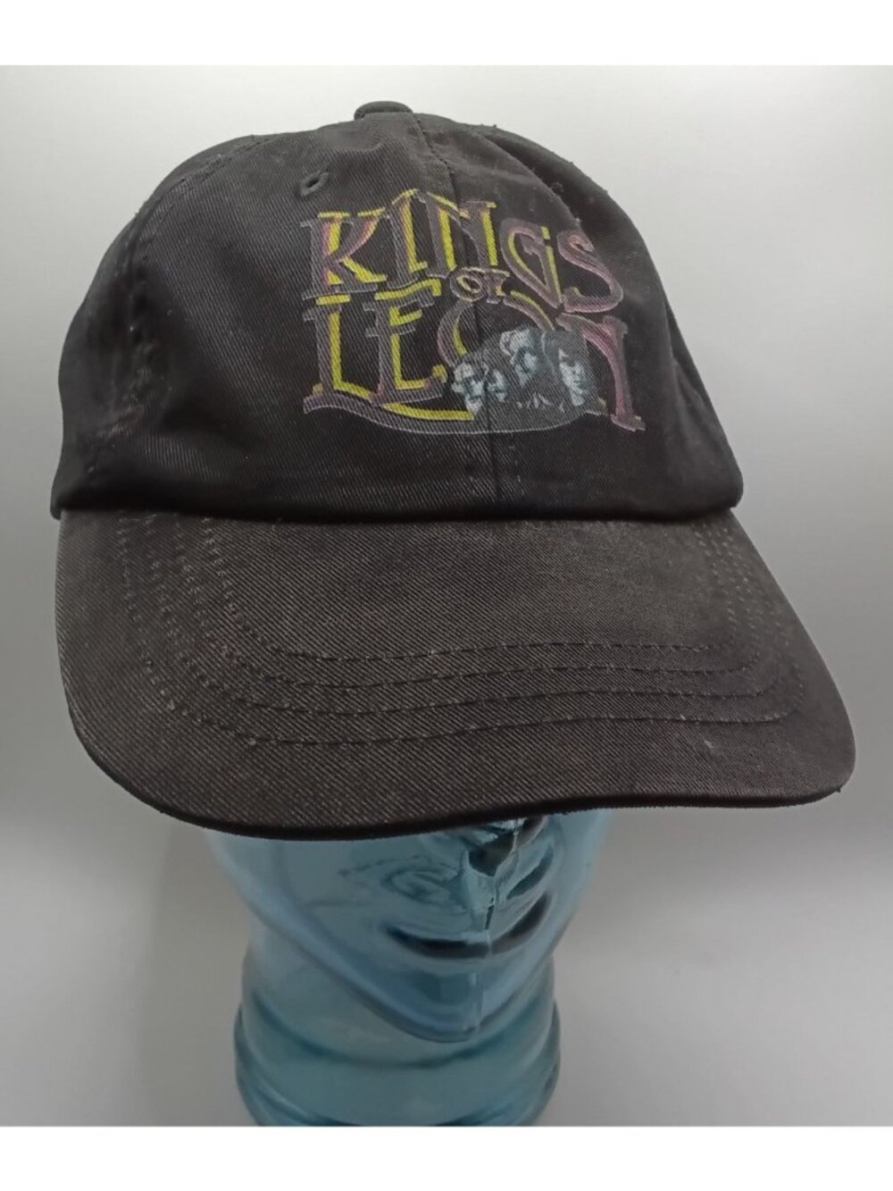 Kings of Leon Hat Band Members Portrait and Name Strap Back Curved